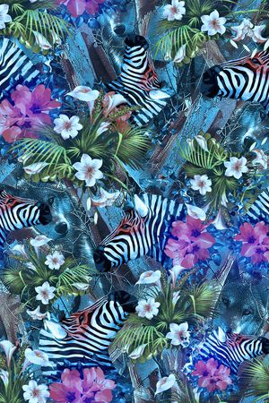 抽象印花华亿平台图片