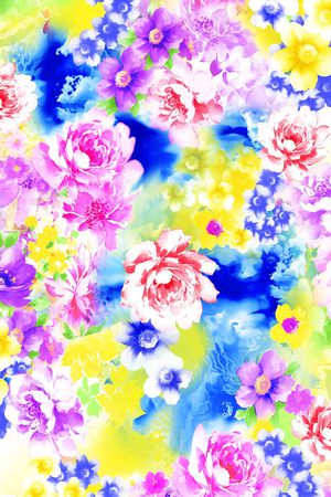 时尚花纹印花华亿平台图片