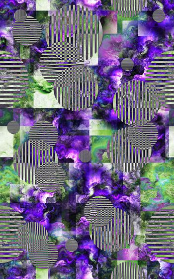 419192-抽象 波点条纹 滤色 服装 几何 