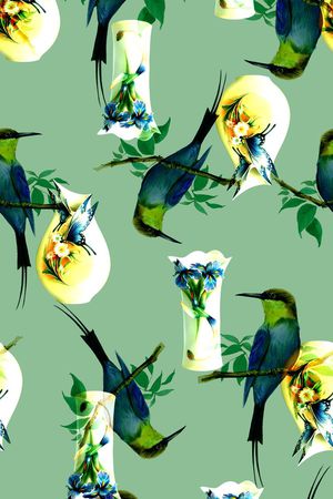 中国风印花华亿平台图片