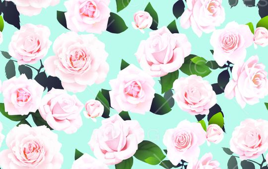 粉红玫瑰印花华亿平台图片