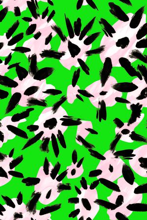 绿底那个2印花华亿平台图片