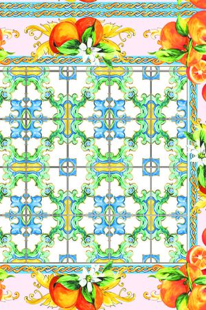 柠檬印花华亿平台图片