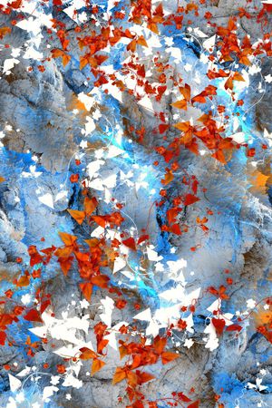 抽象印花华亿平台图片