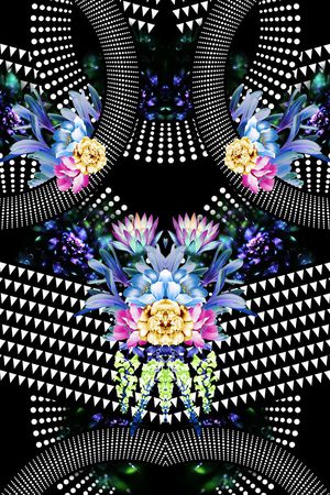 抽象印花华亿平台图片