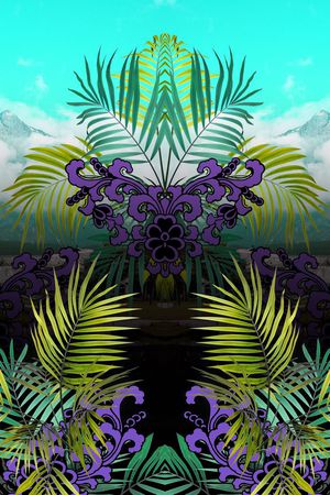 中国风印花华亿平台图片