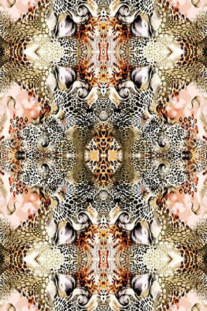 豹纹印花华亿平台图片