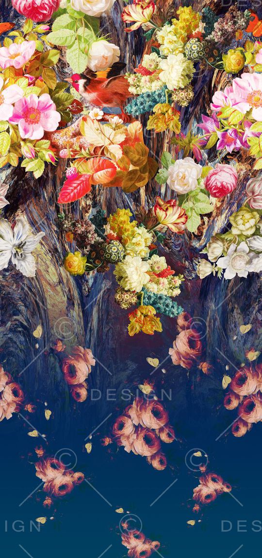 长裙印花华亿平台图片