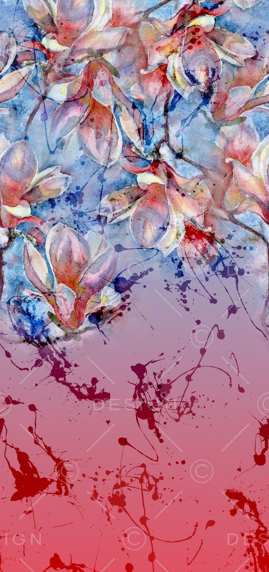 长裙印花华亿平台图片