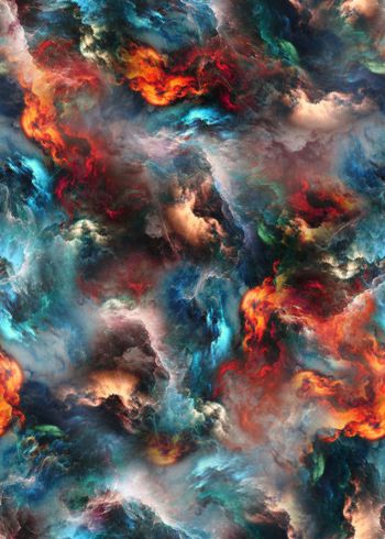 419480-多彩 梦幻 数码云彩 波浪机理 服