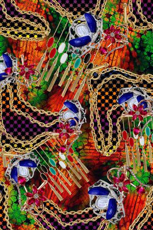 抽象印花华亿平台图片