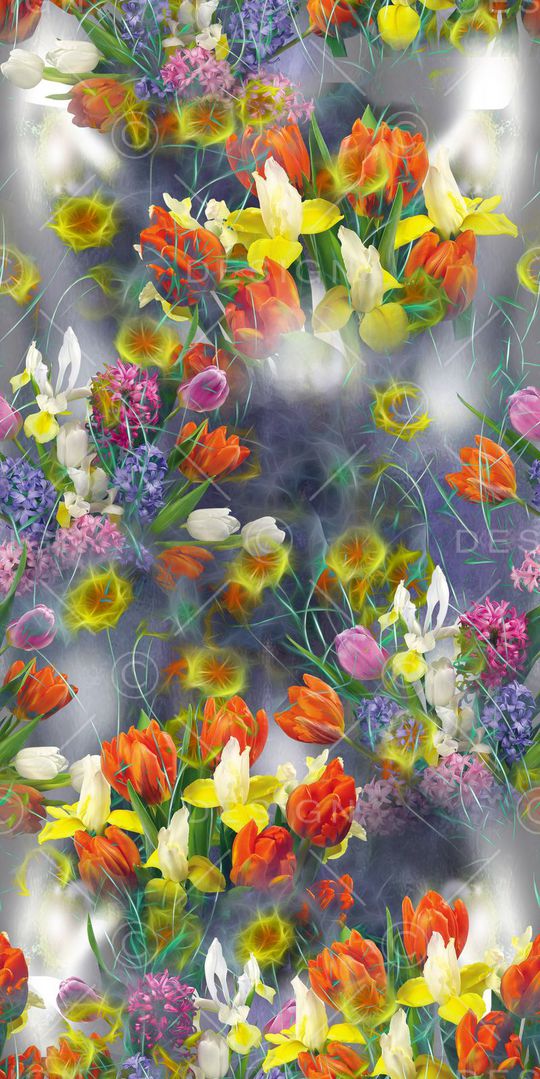 抽象花纹印花华亿平台图片