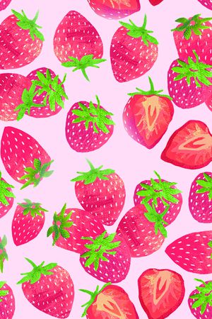 草莓印花华亿平台图片