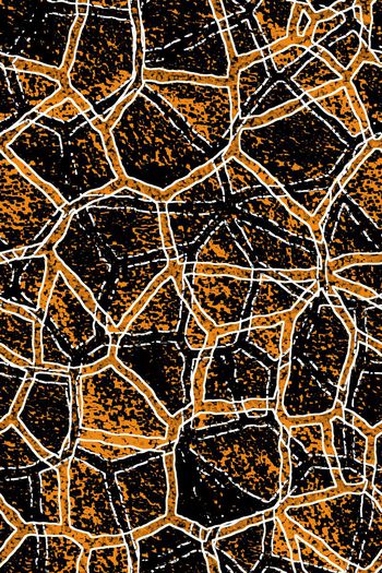 419652-几何多边形岩石墙机理男装华亿平台休闲服