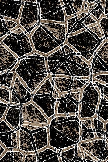 419653-几何多边形岩石墙机理男装华亿平台休闲服