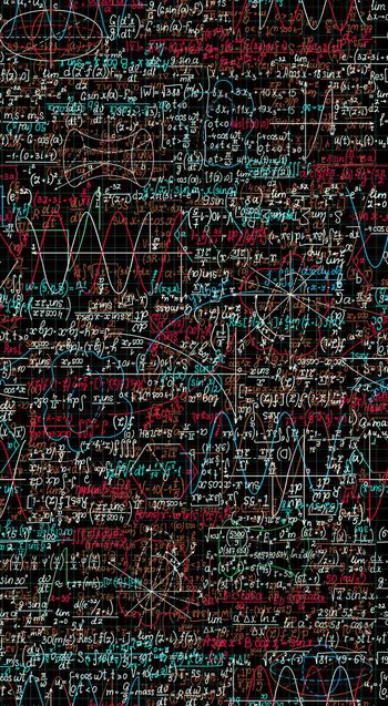 419738-WT462休闲大牌数学公式线描抽象