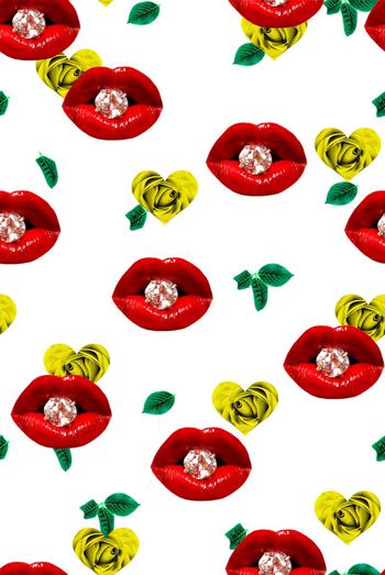 419782-玫瑰红唇珠宝清新华亿平台组合