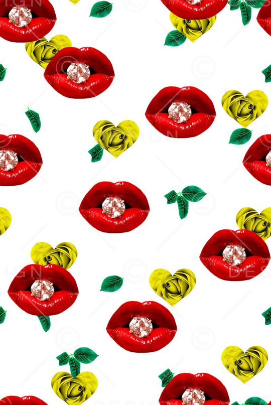 玫瑰印花华亿平台图片