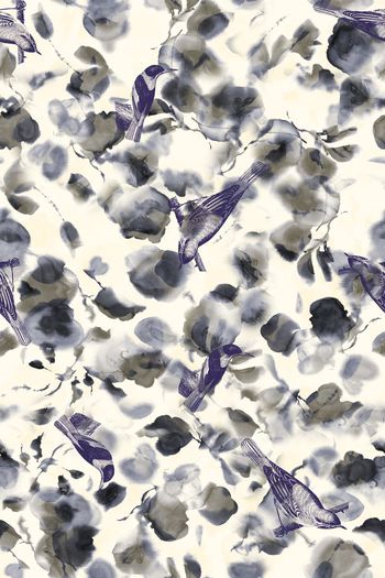 419790-WT466中国风休闲水墨水彩鸟雀组