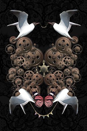 复古印花华亿平台图片