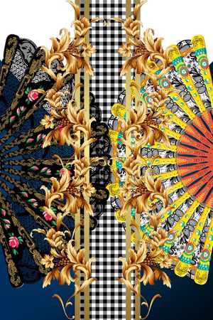 宫廷式印花华亿平台图片