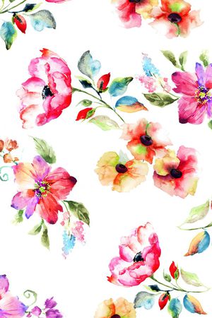 大气水彩印花华亿平台图片