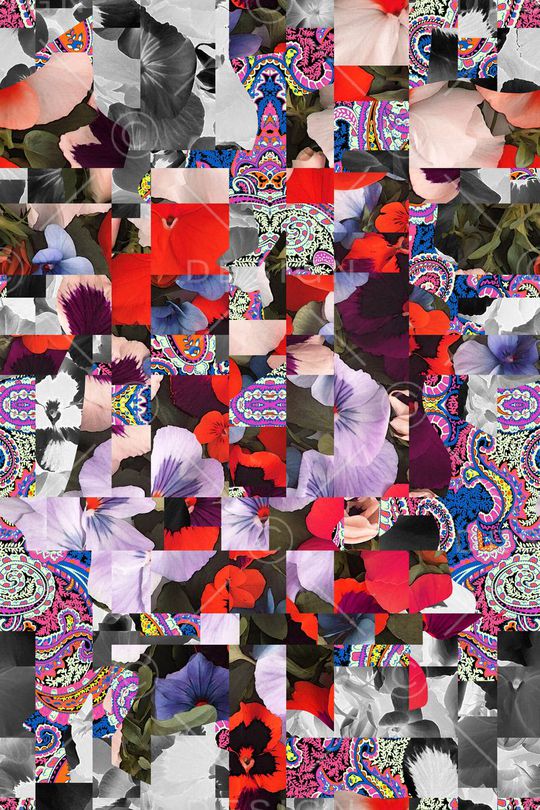 破碎印花华亿平台图片