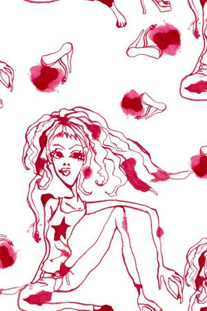 线条印花华亿平台图片