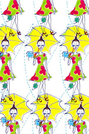 可爱印花华亿平台图片