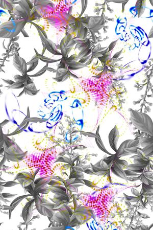 黑白印花华亿平台图片