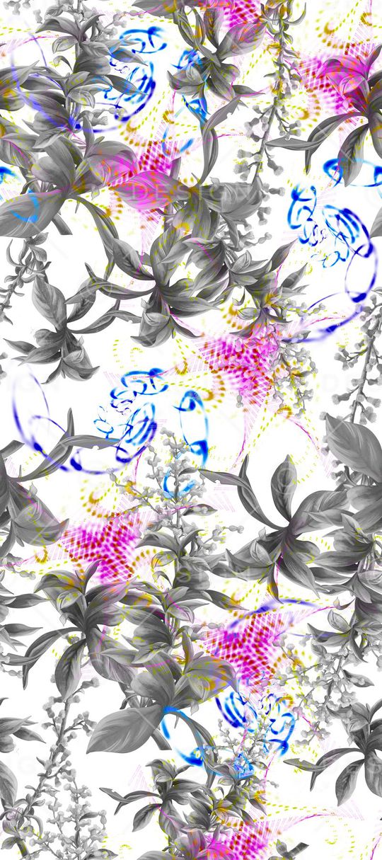 黑白印花华亿平台图片