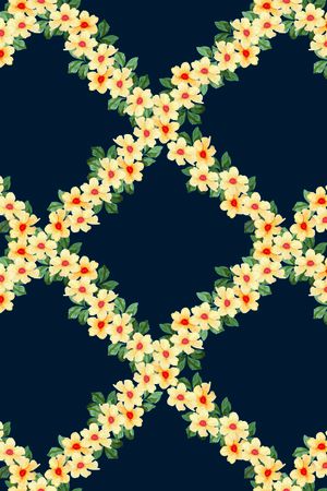 小黄花印花华亿平台图片