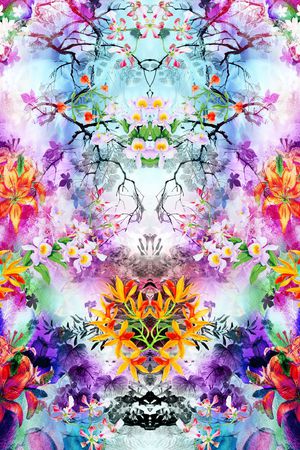 中国风印花华亿平台图片