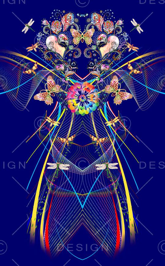 抽象印花华亿平台图片