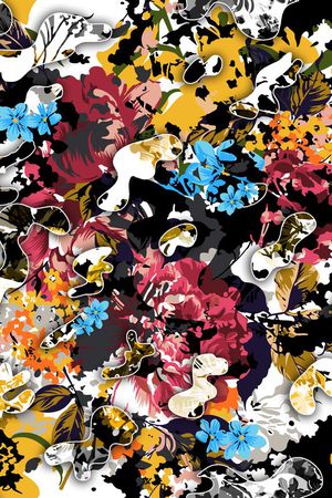 欧美印花华亿平台图片