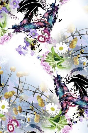 写意印花华亿平台图片