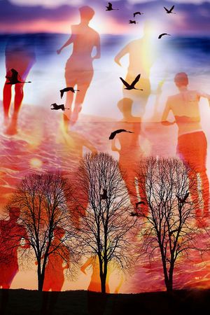 抽象印花华亿平台图片