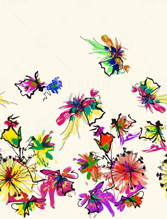 大牌时尚印花华亿平台图片