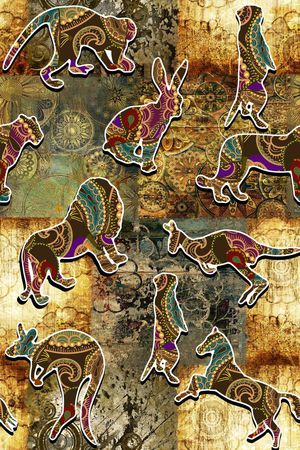 民族风印花华亿平台图片