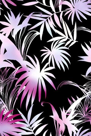 热带风情印花华亿平台图片