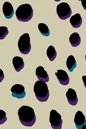 重影斑点印花华亿平台图片