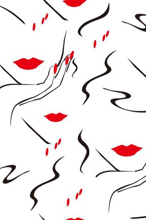 抽象印花华亿平台图片