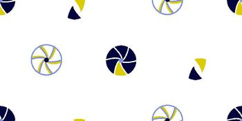 420787-简单几何车轮花