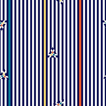 420805-2016春夏男装衬衫几何条纹三角形