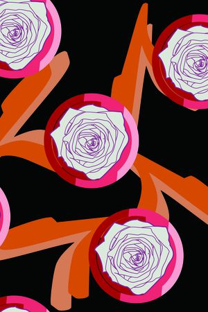 抽象印花华亿平台图片