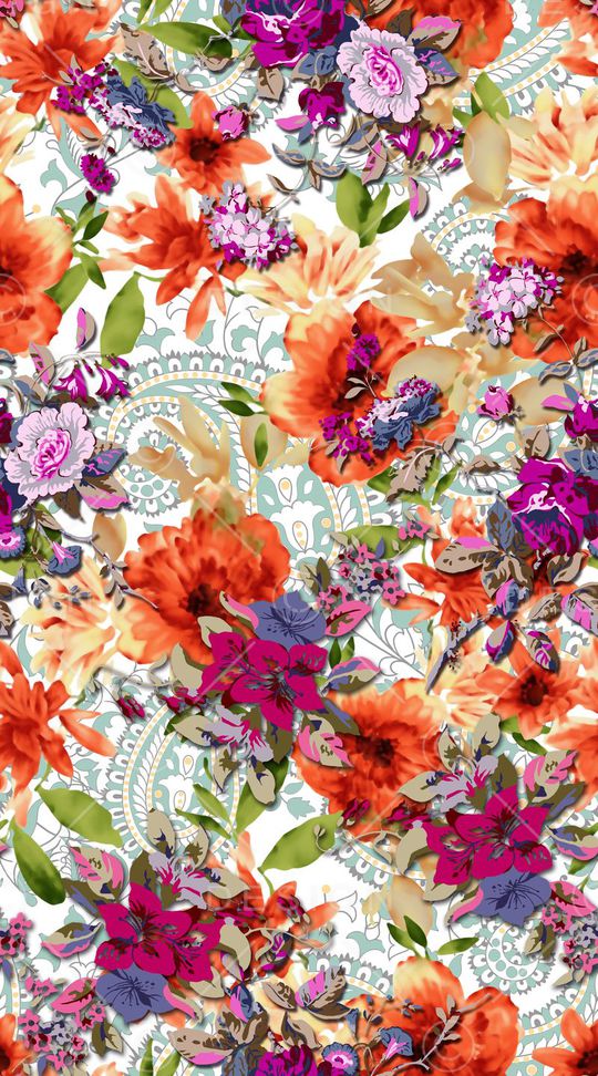 佩斯利印花华亿平台图片