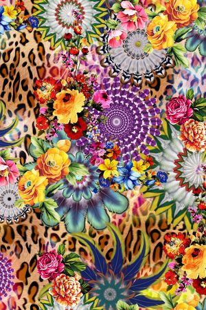 抽象印花华亿平台图片