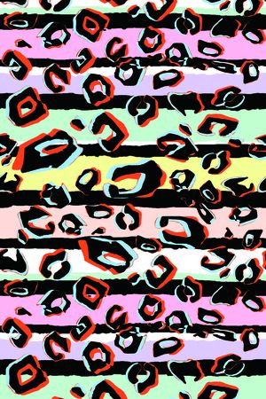 条纹印花华亿平台图片