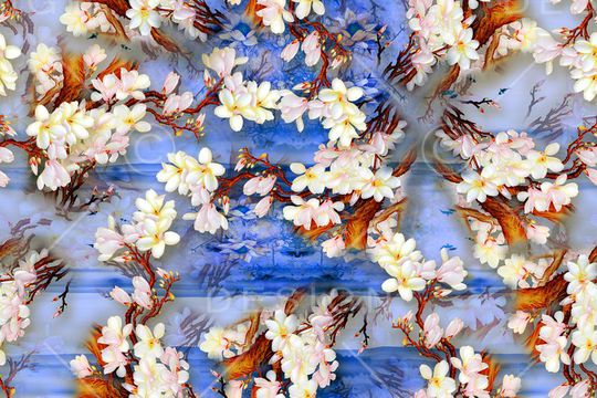 抽象印花华亿平台图片