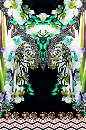 欧美风印花华亿平台图片